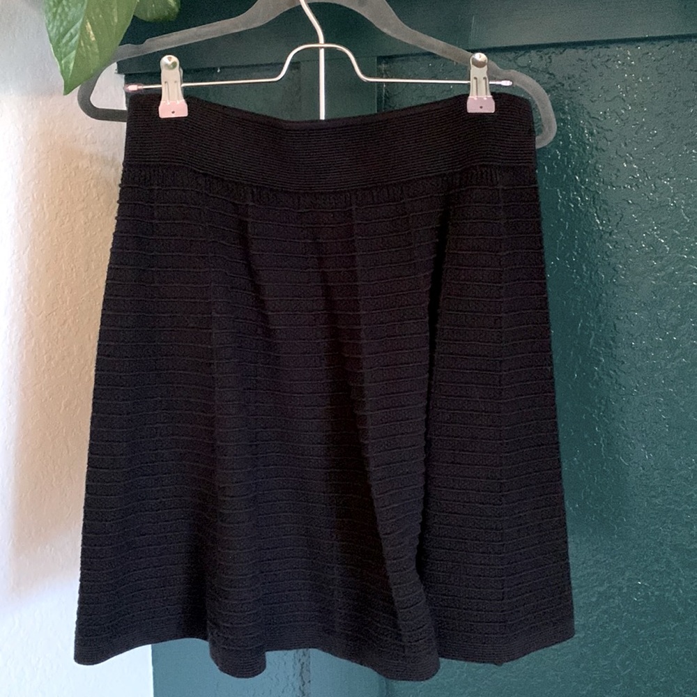 LOFT Outlet Black Sweater Skirt